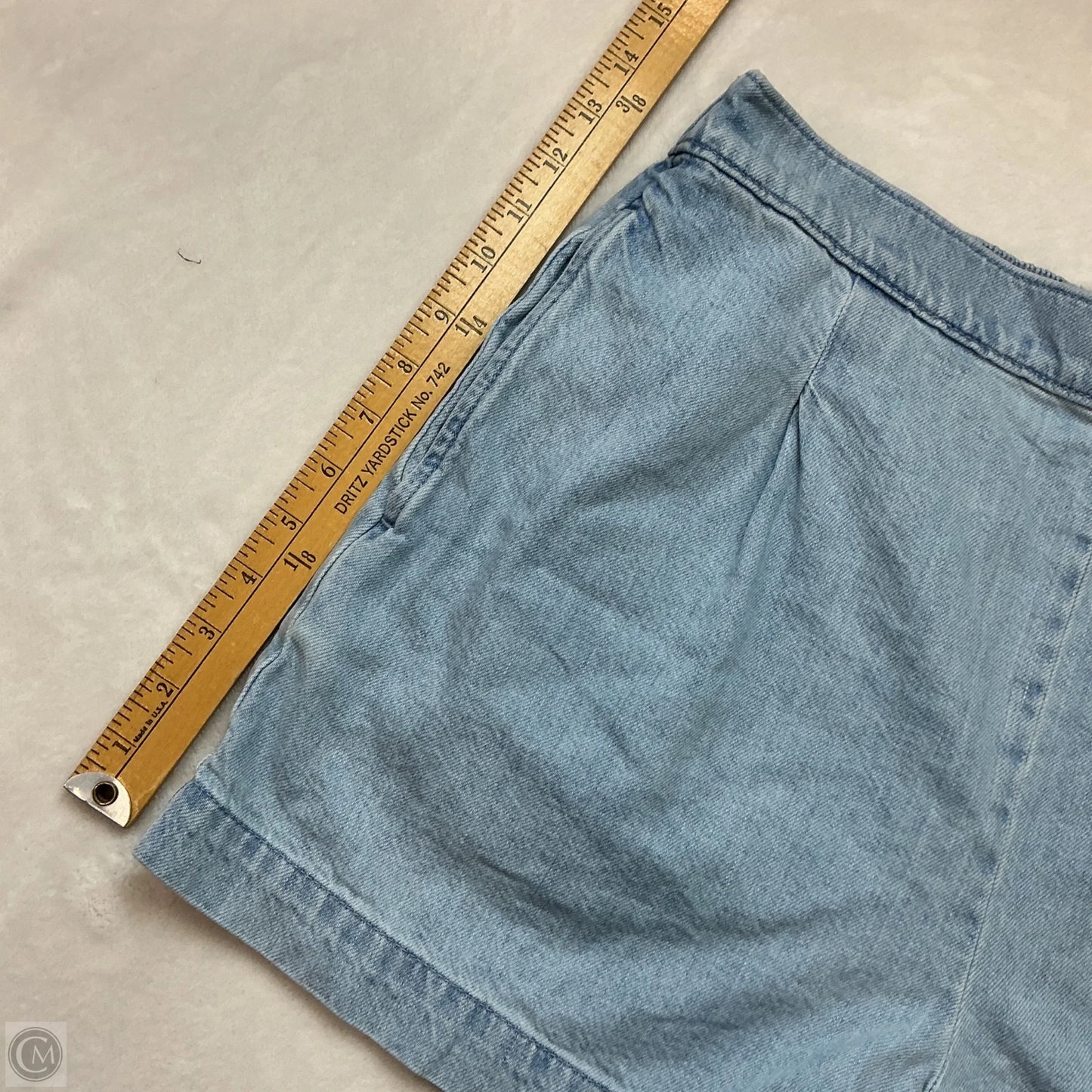 Shorts By Madewell In Blue Denim, Size: L