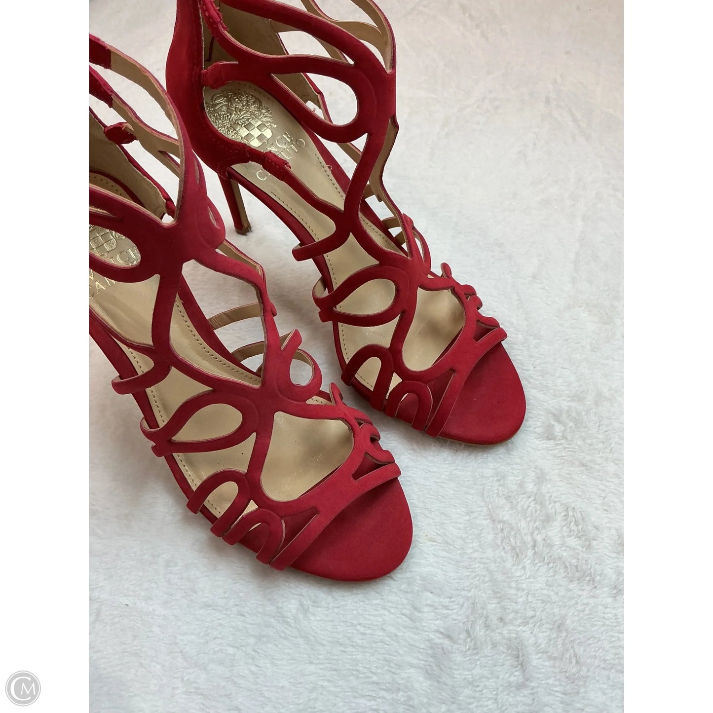 Shoes Heels Stiletto By Vince Camuto In Red, Size: 6