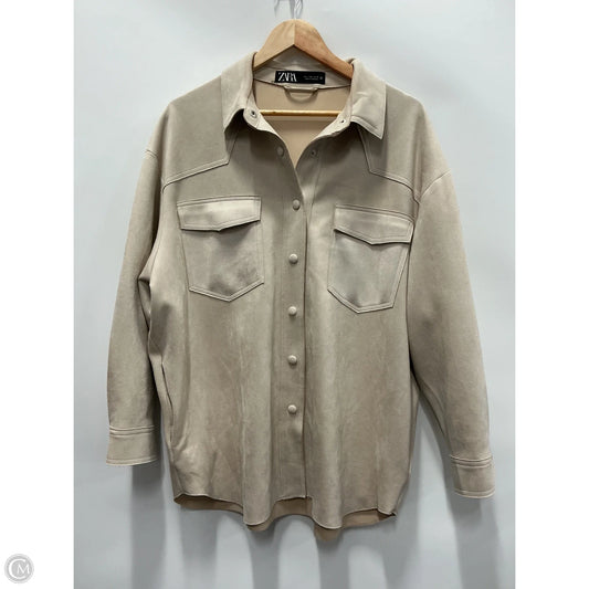 Jacket Other By Zara In Cream, Size: L
