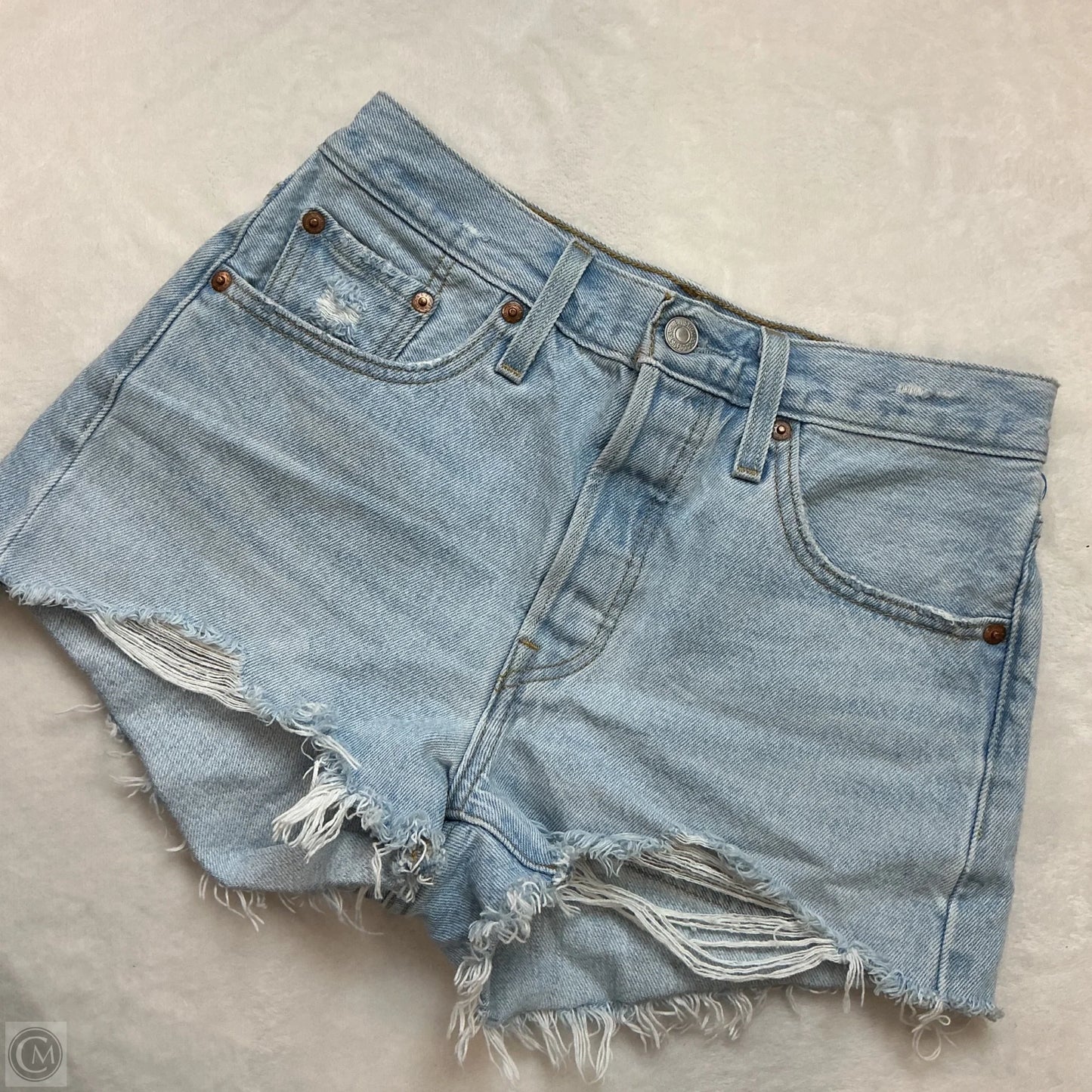 Shorts By Levis In Blue Denim, Size: 0