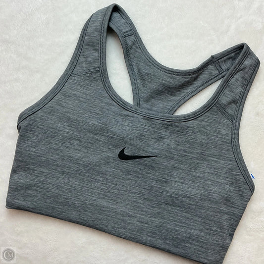 Athletic Bra By Nike In Grey, Size: S