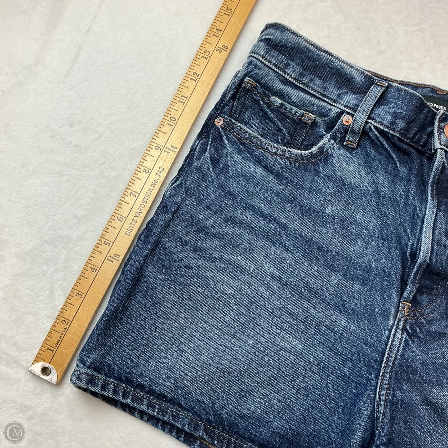 Shorts By Express In Blue Denim, Size: 8