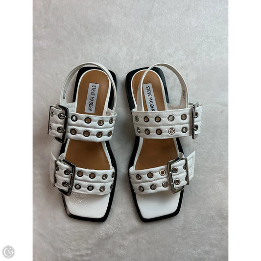 Sandals Flats By Steve Madden In White, Size: 8