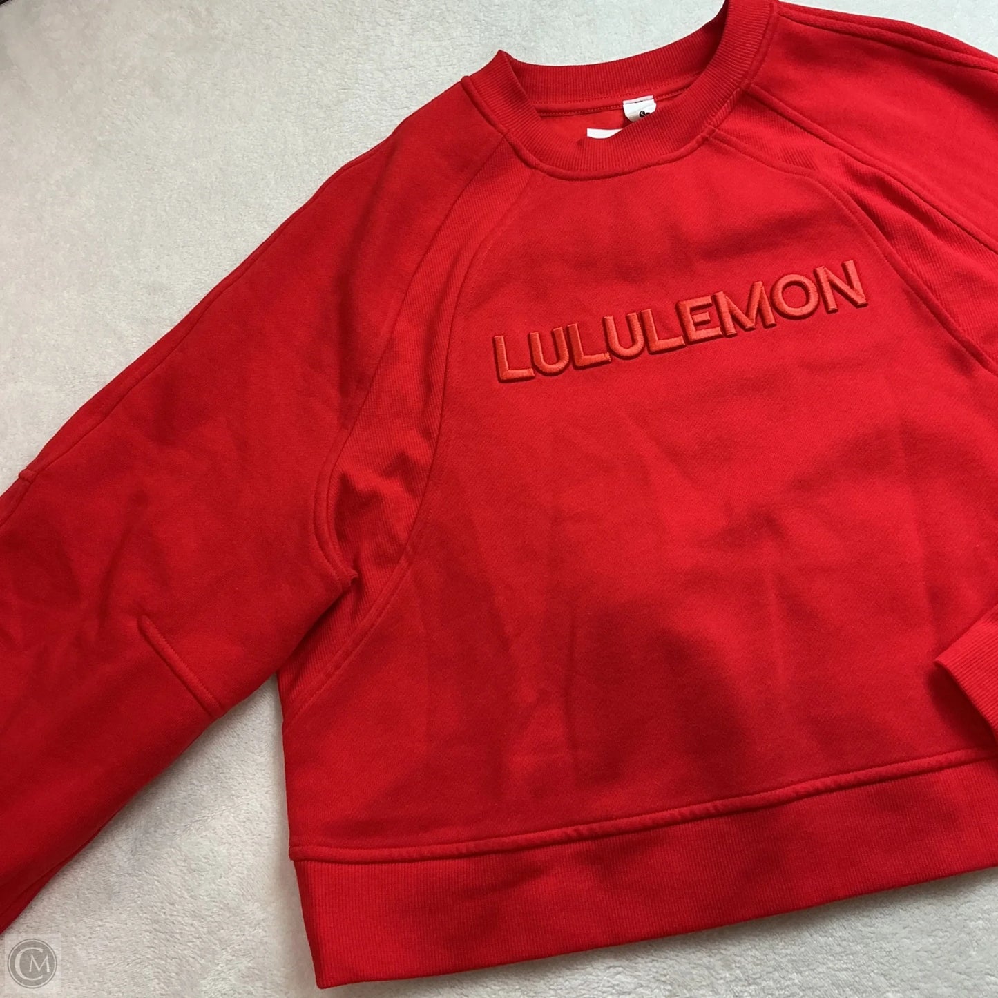 Athletic Sweatshirt Crewneck By Lululemon In Red, Size: M