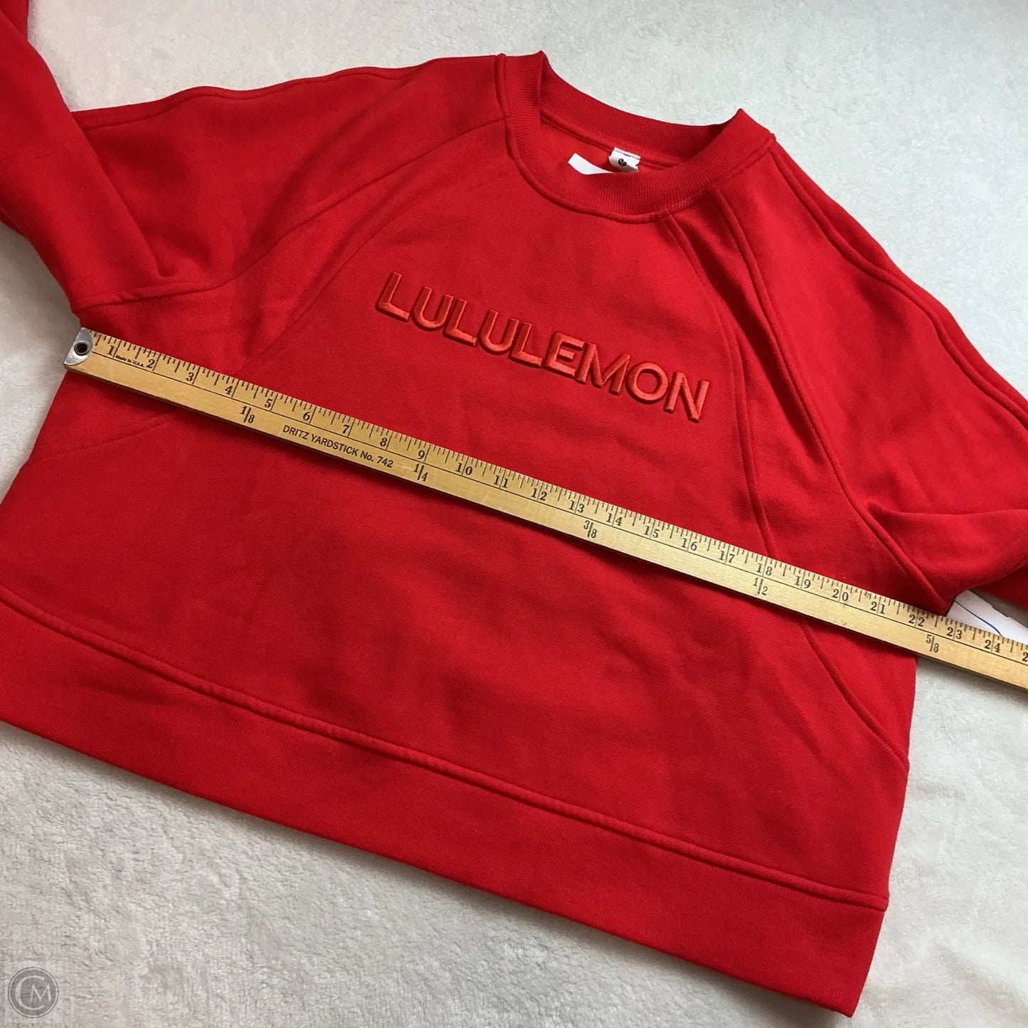 Athletic Sweatshirt Crewneck By Lululemon In Red, Size: M