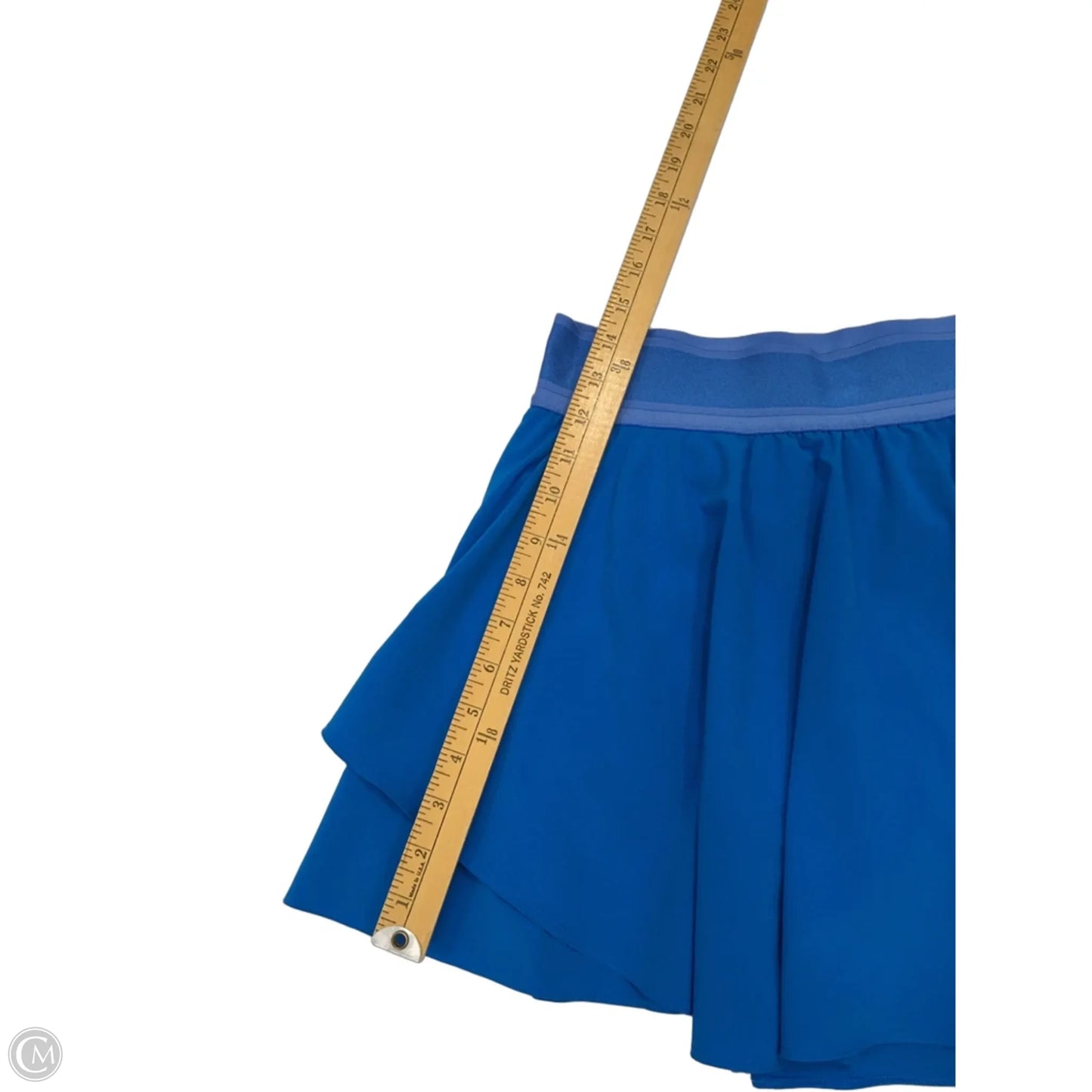 Athletic Skort By Lululemon In Blue, Size: 8