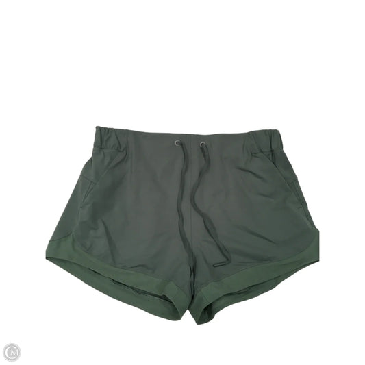 Athletic Shorts By Lululemon In Green, Size: 10