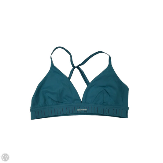 Athletic Bra By Lululemon In Blue, Size: 8