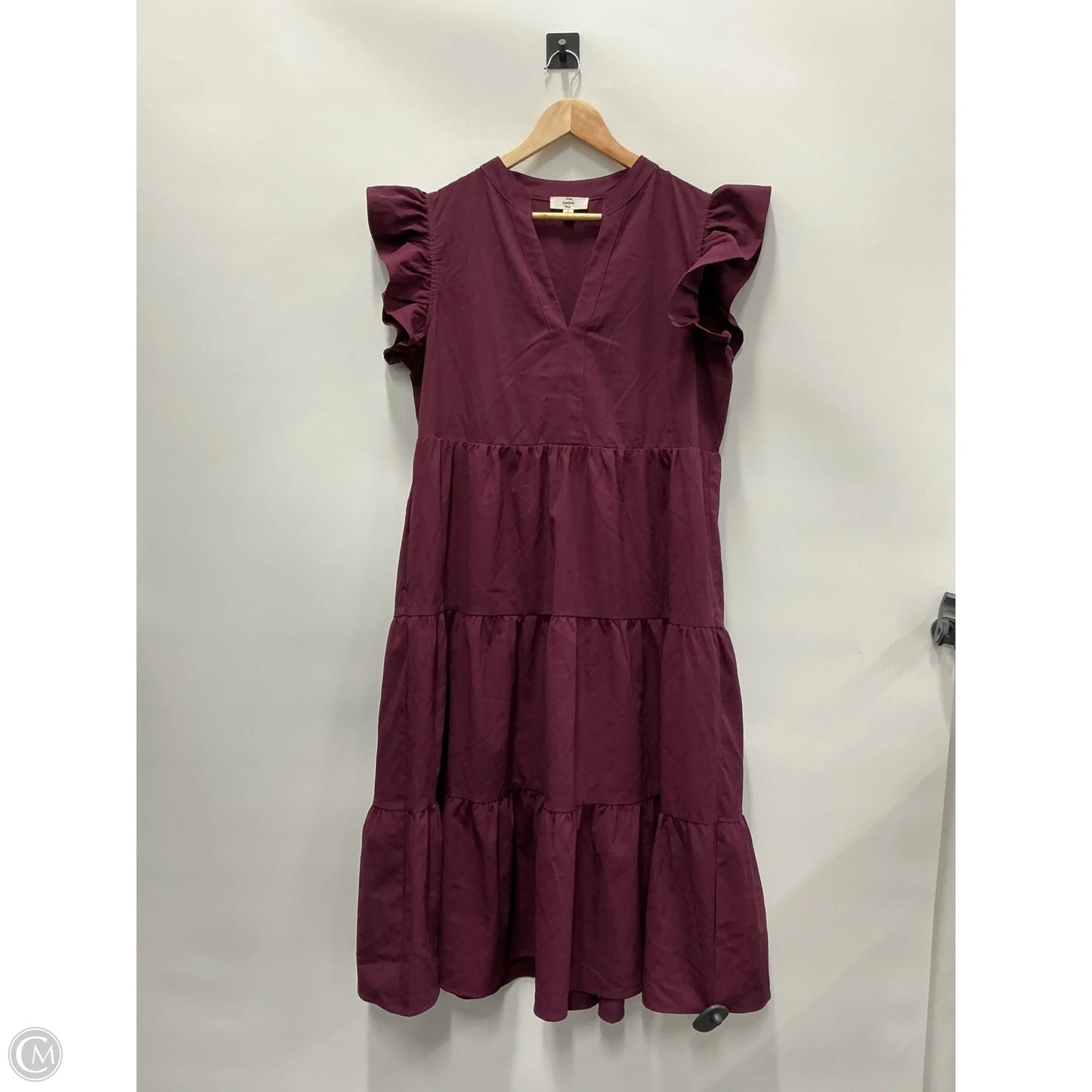 Dress Casual Midi By Entro In Purple, Size: L