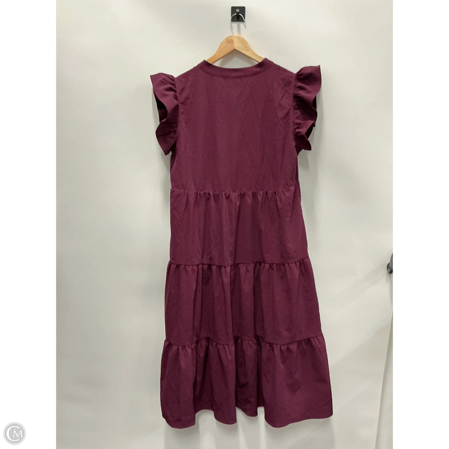 Dress Casual Midi By Entro In Purple, Size: L