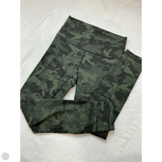 Athletic Leggings By Lululemon In Camouflage Print, Size: 4