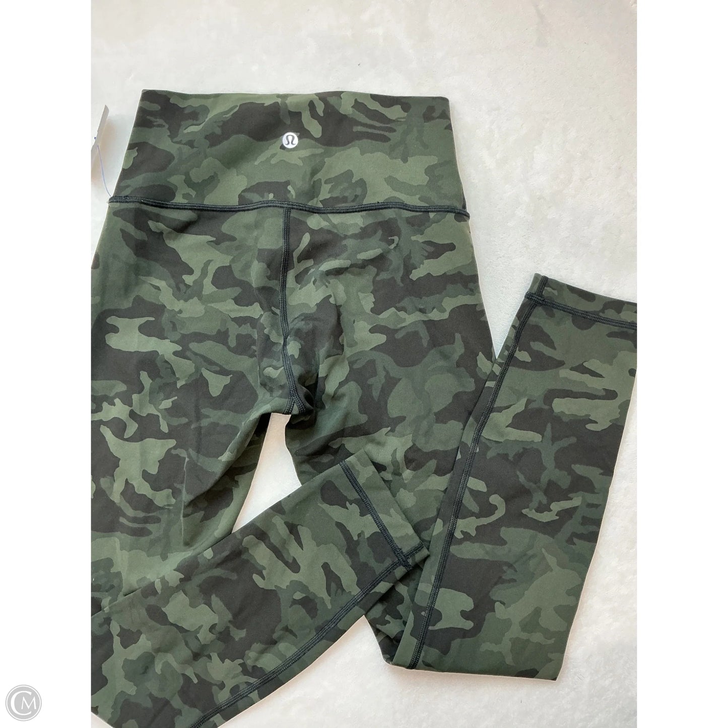 Athletic Leggings By Lululemon In Camouflage Print, Size: 4