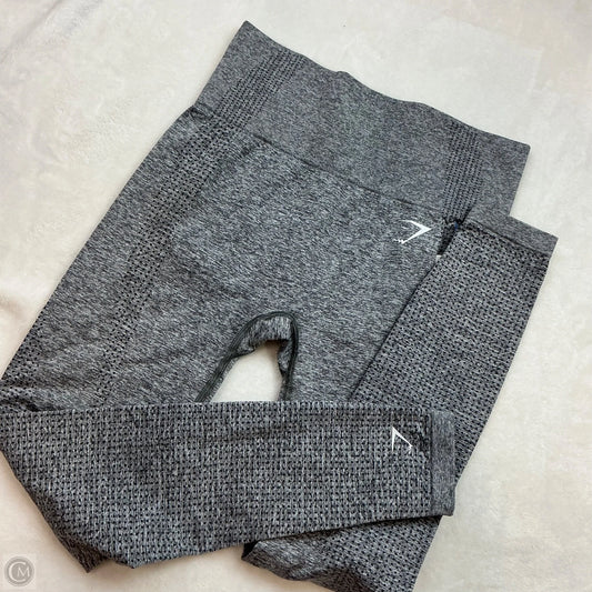 Athletic Leggings By Gym Shark In Grey, Size: S