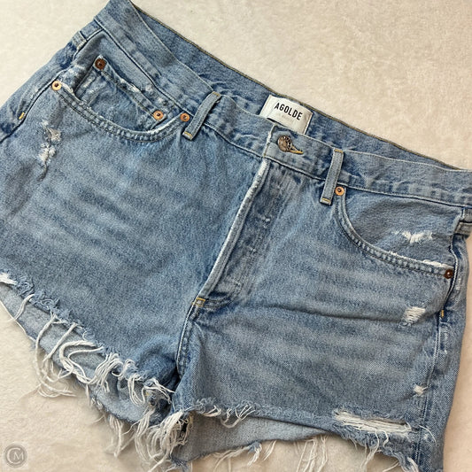 Shorts By Agolde In Blue Denim, Size: 8