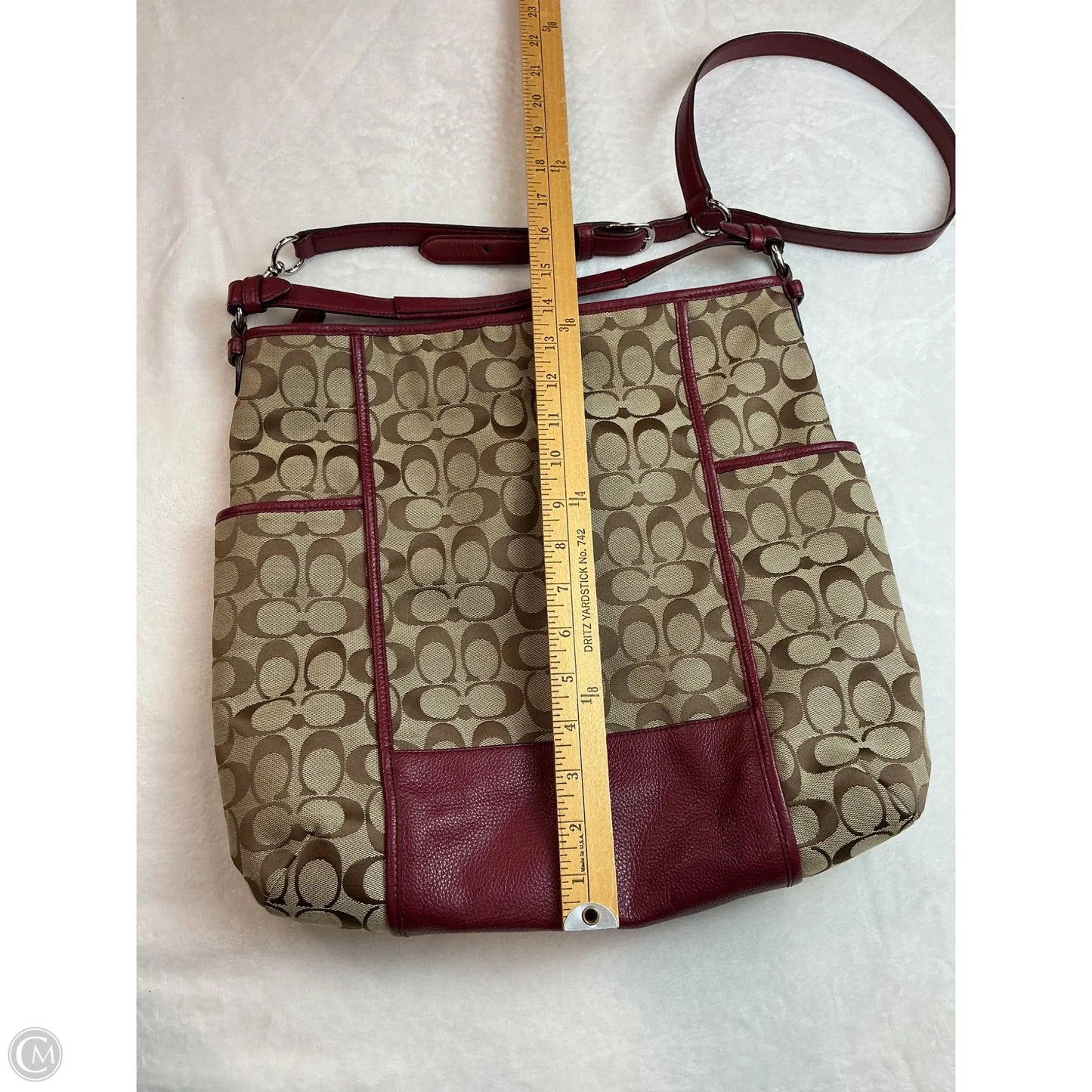 Crossbody Designer By Coach, Size: Medium