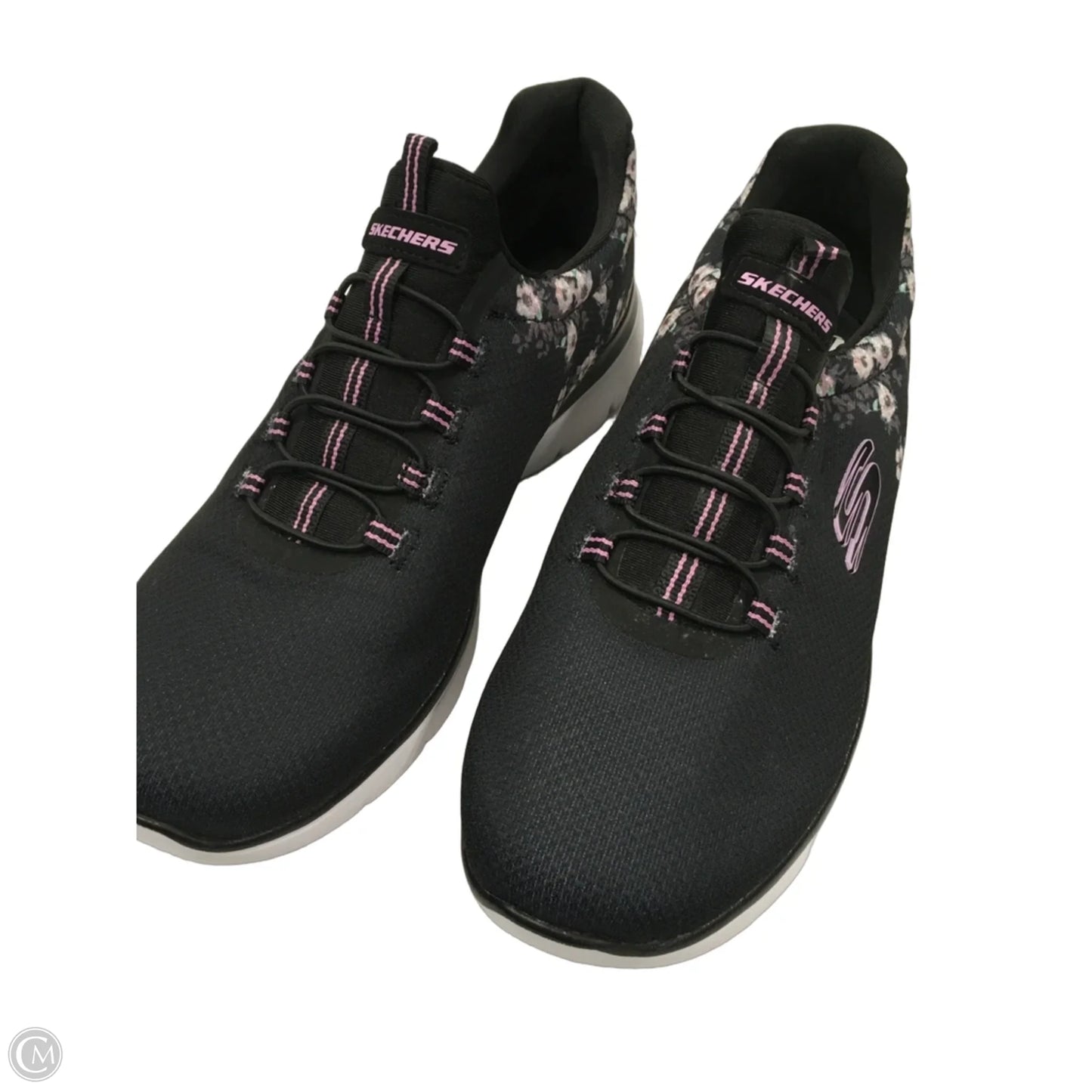 Shoes Athletic By Skechers In Floral Print, Size: 9