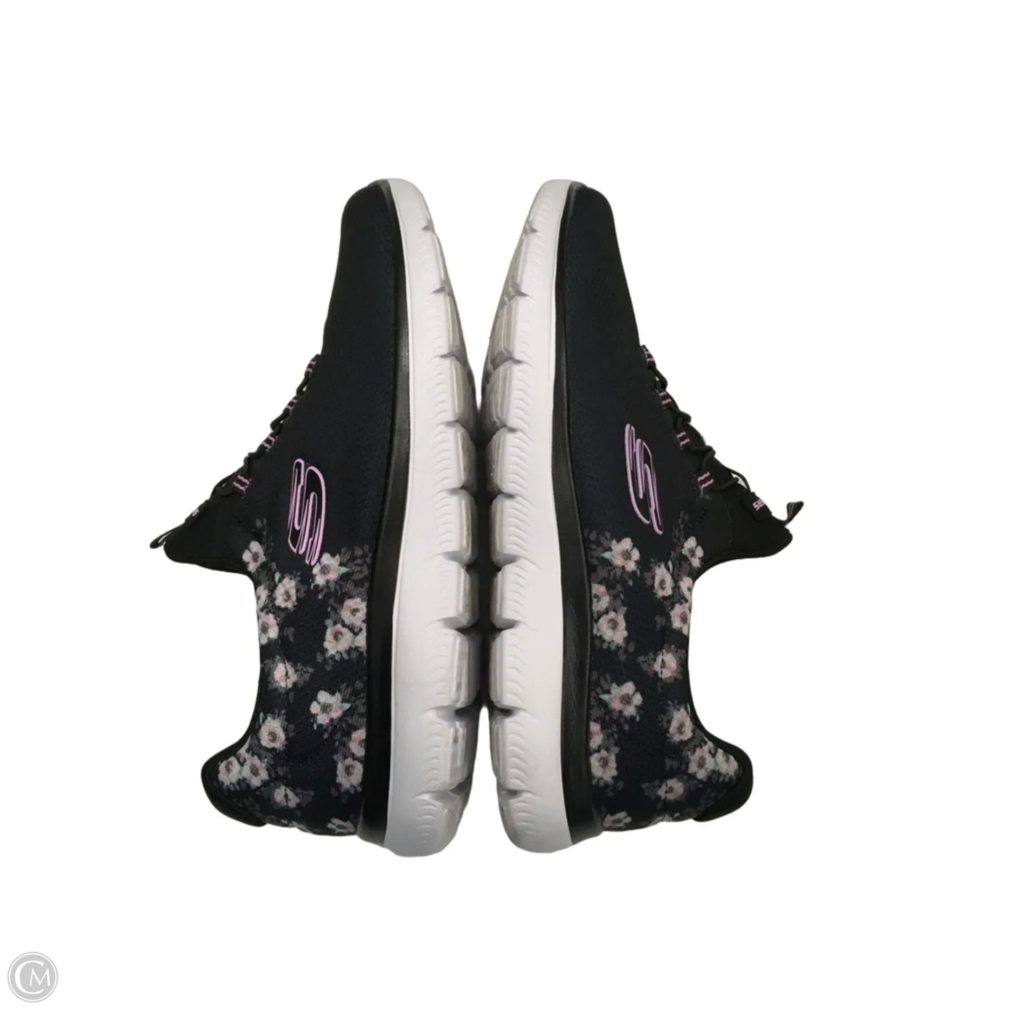 Shoes Athletic By Skechers In Floral Print, Size: 9