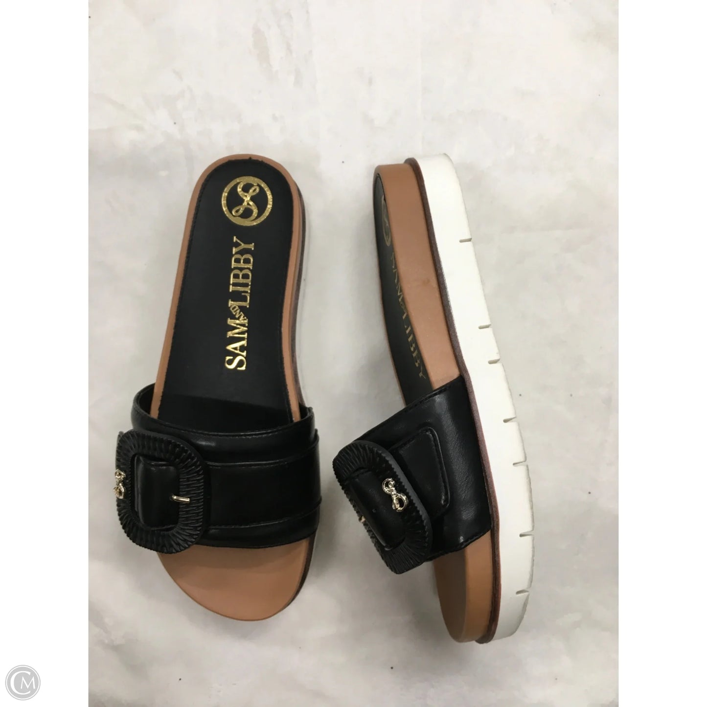 Sandals Flats By Sam And Libby In Black, Size: 10