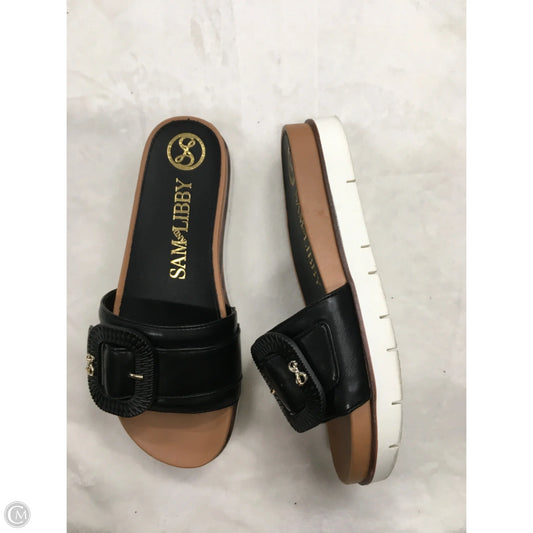Sandals Flats By Sam And Libby In Black, Size: 10