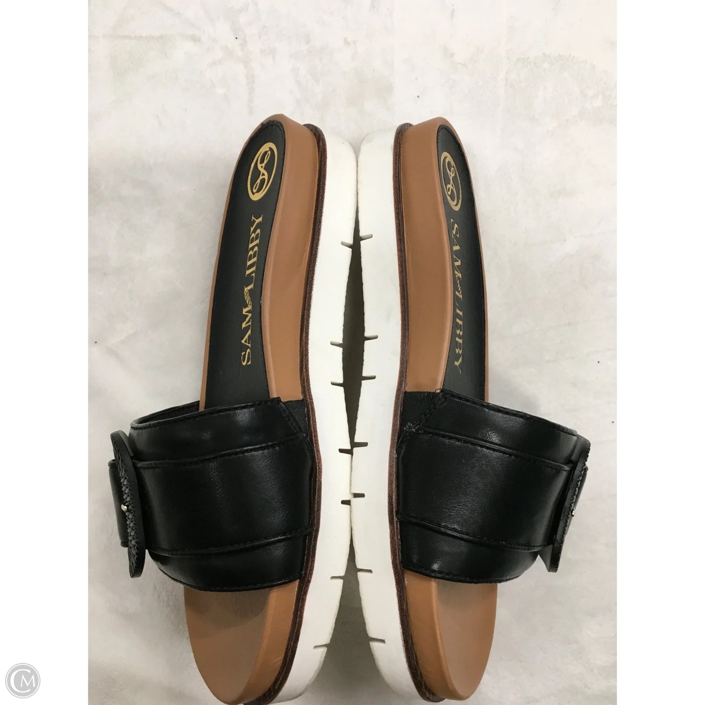Sandals Flats By Sam And Libby In Black, Size: 10