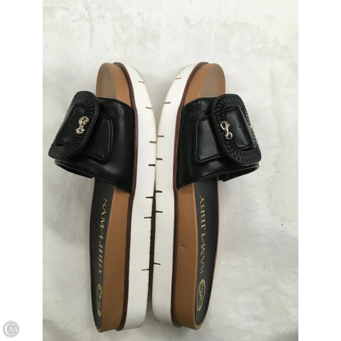 Sandals Flats By Sam And Libby In Black, Size: 10