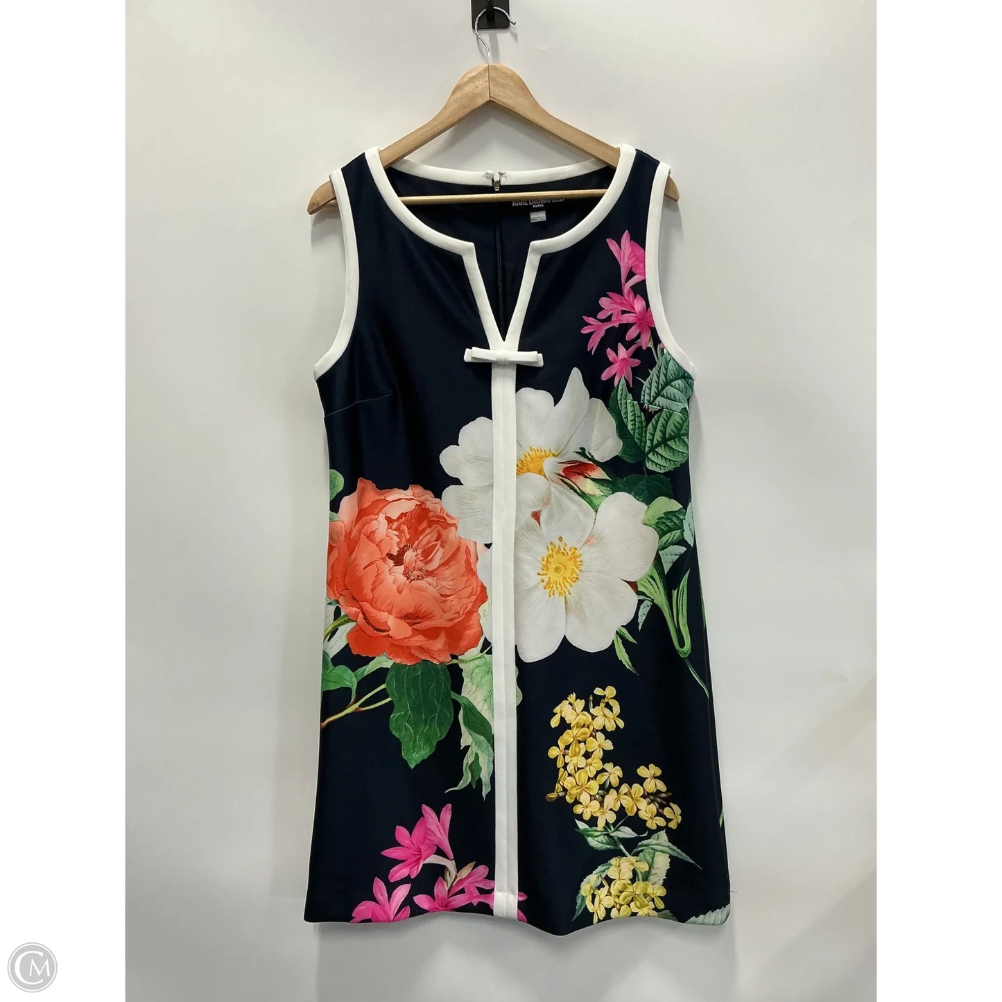 Dress Designer By Karl Lagerfeld In Floral Print, Size: 14