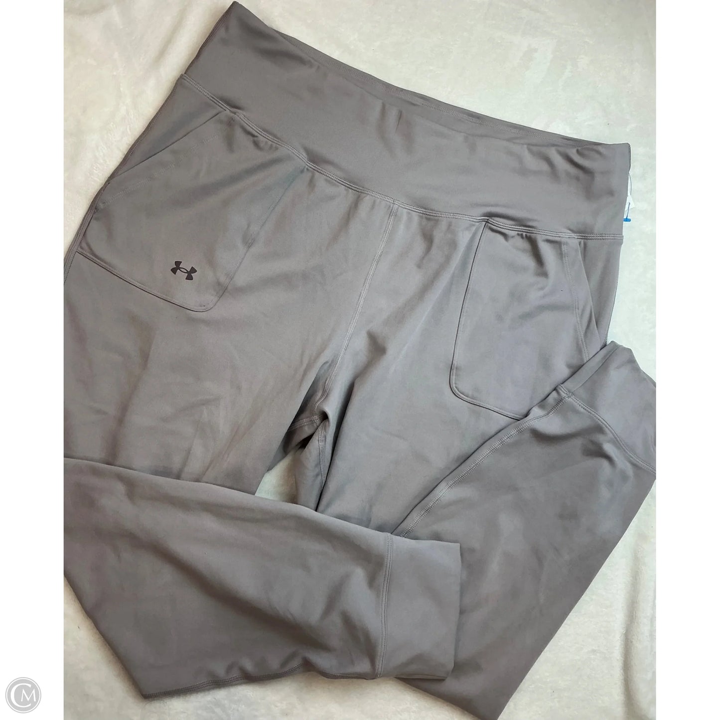 Athletic Pants By Under Armour In Grey, Size: 2x