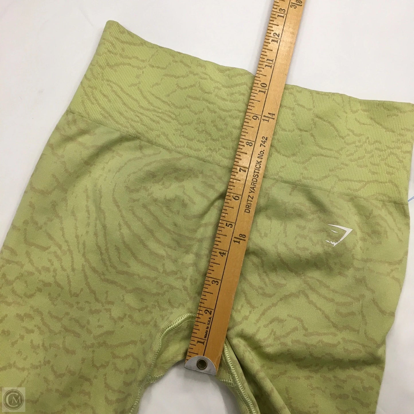 Athletic Leggings By Gym Shark In Green, Size: S