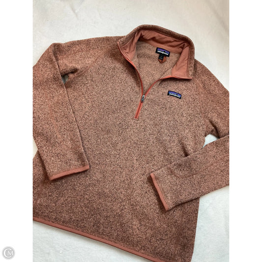Sweatshirt Collar By Patagonia In Orange, Size: L