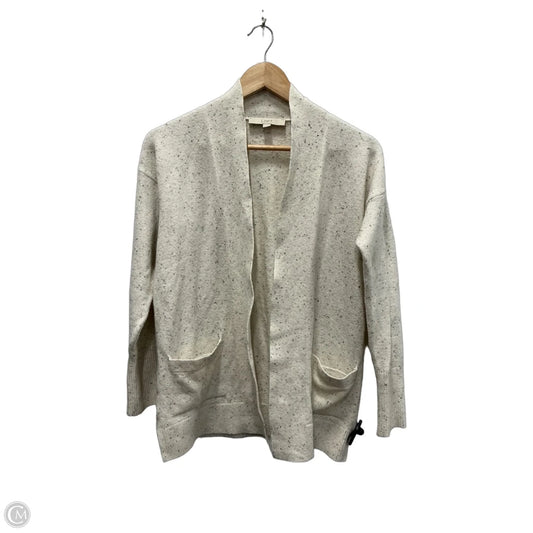 Sweater Cardigan By Loft In Cream, Size: Xs