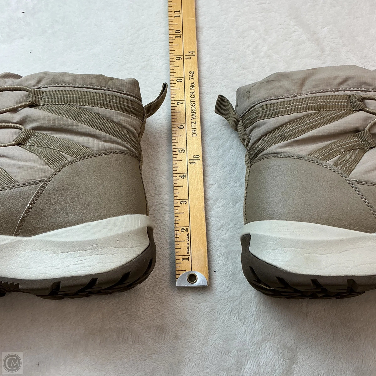 Boots Snow By Lands End In Tan, Size: 8