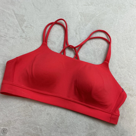 Athletic Bra By Athleta In Coral, Size: L