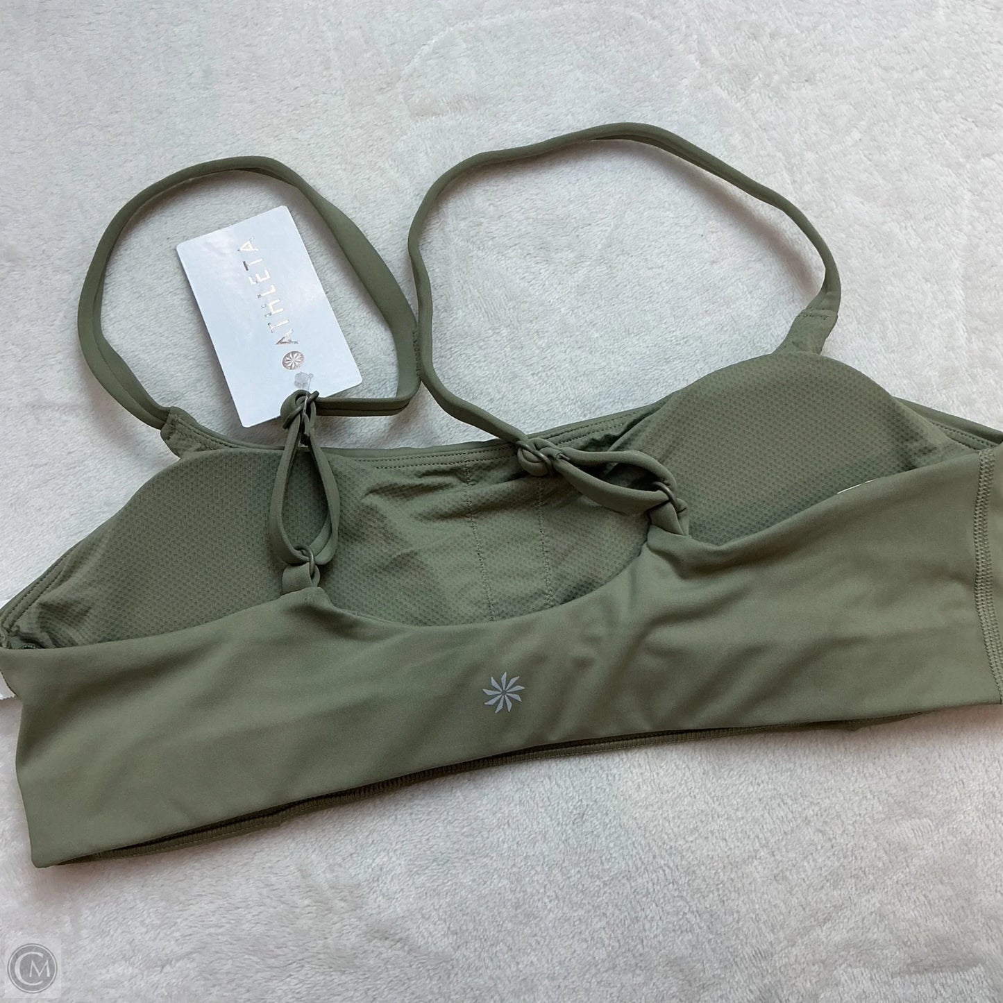 Athletic Bra By Athleta In Green, Size: M