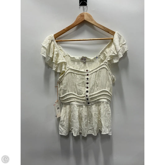 Top Sleeveless By Shyanne In White, Size: Xl