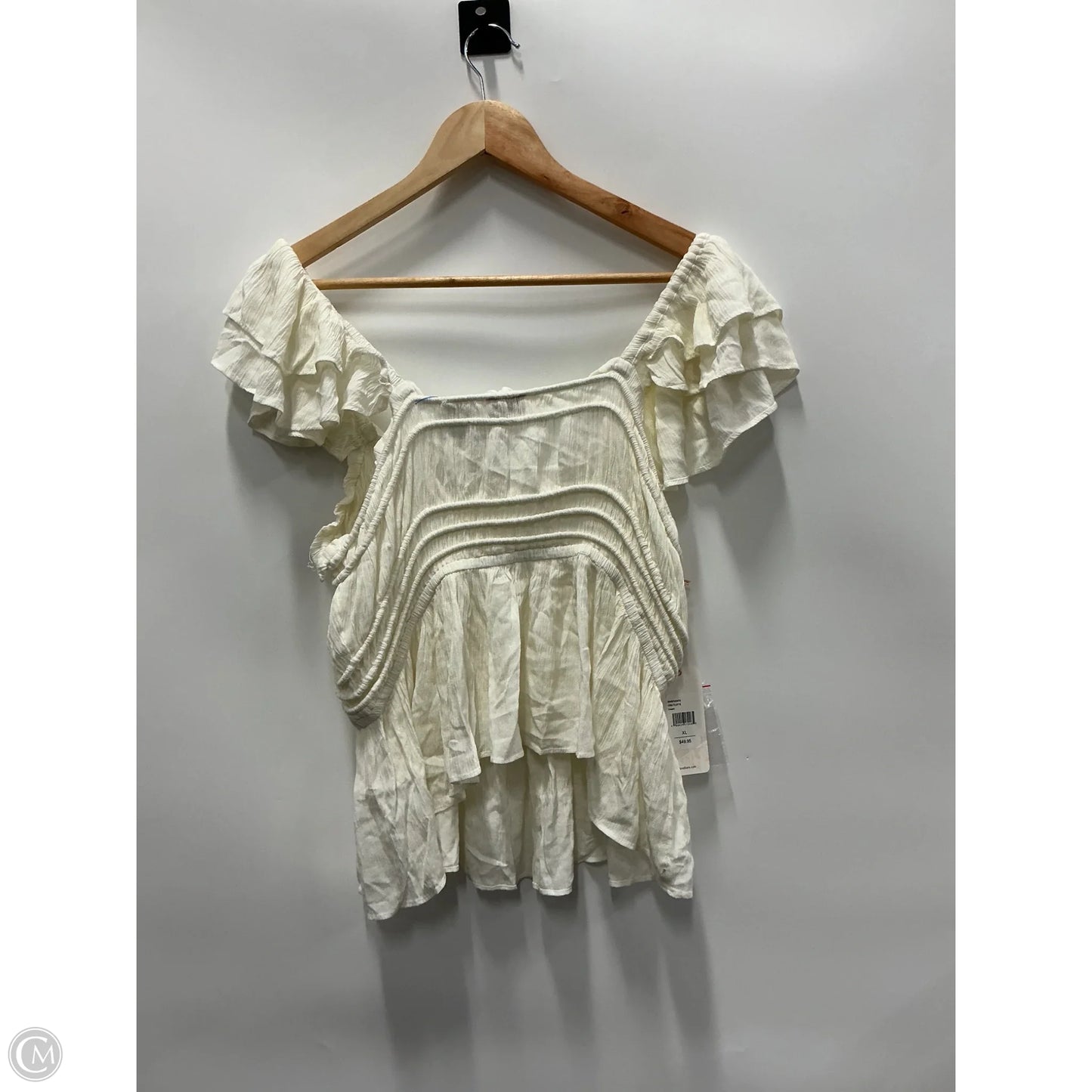 Top Sleeveless By Shyanne In White, Size: Xl