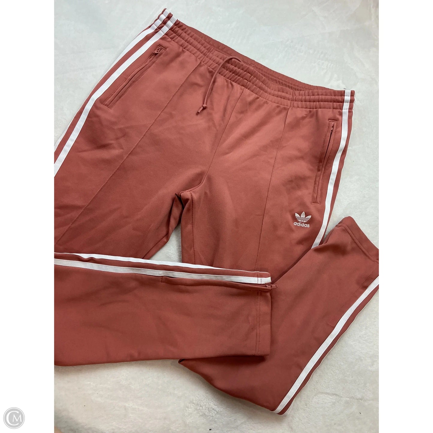 Athletic Pants By Adidas In Peach, Size: M