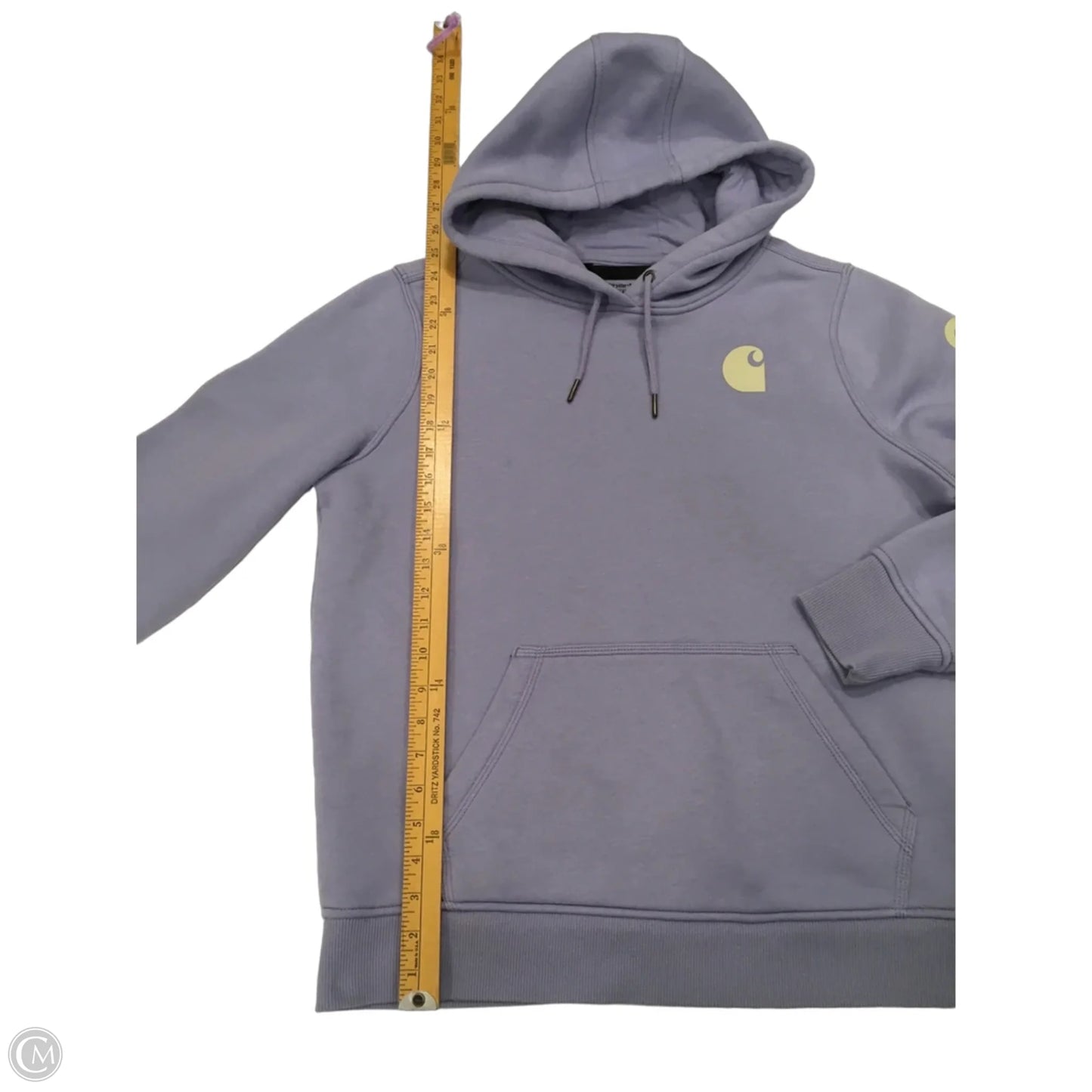 Sweatshirt Hoodie By Carhartt In Purple, Size: L