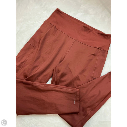 Athletic Leggings By Columbia In Brown, Size: Xxl