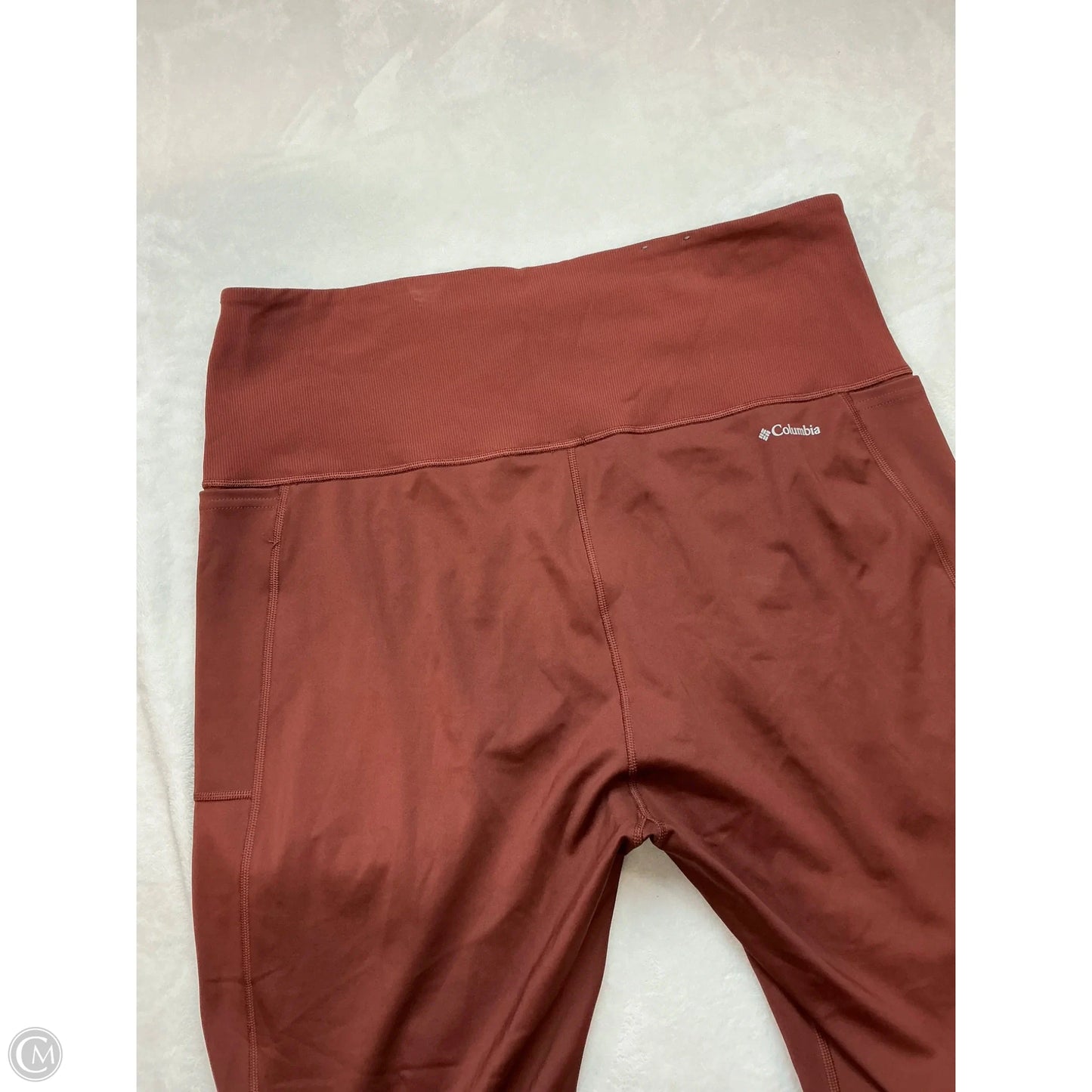 Athletic Leggings By Columbia In Brown, Size: Xxl