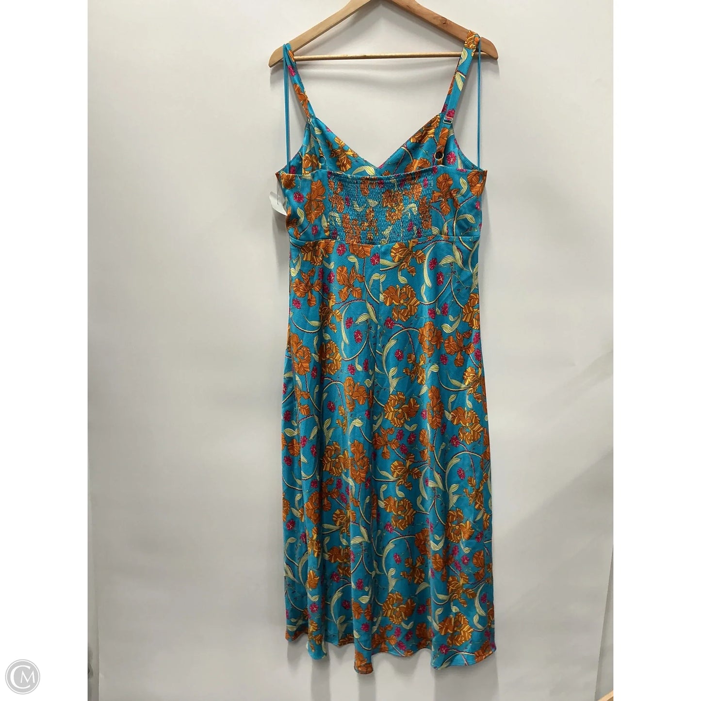 Dress Casual Midi By Sofia By Sofia Vergara In Teal, Size: Xl