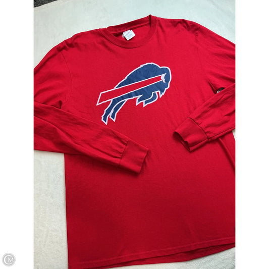 Top Long Sleeve By New Era In Red, Size: L