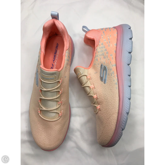 Shoes Athletic By Skechers In Peach, Size: 8.5