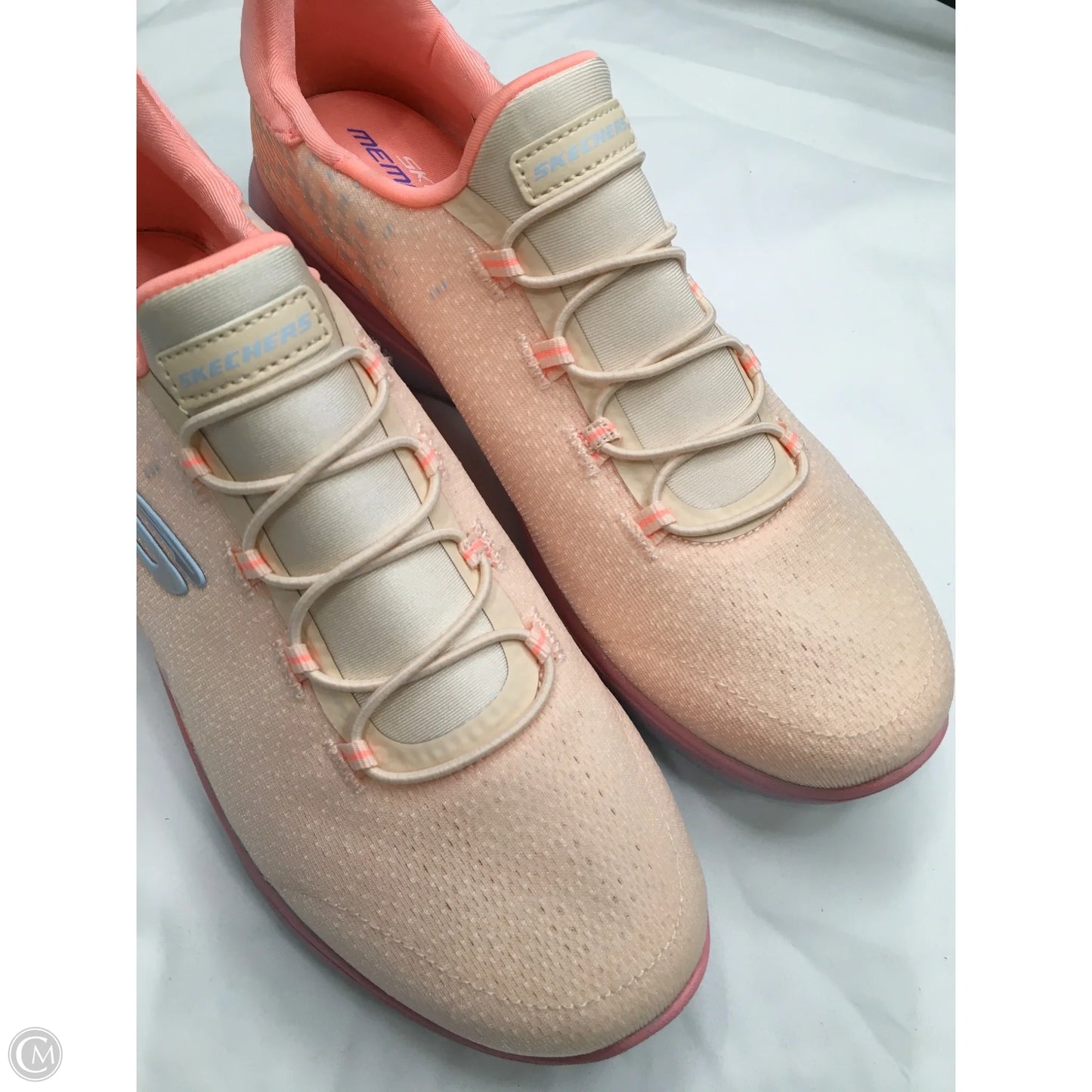 Shoes Athletic By Skechers In Peach, Size: 8.5