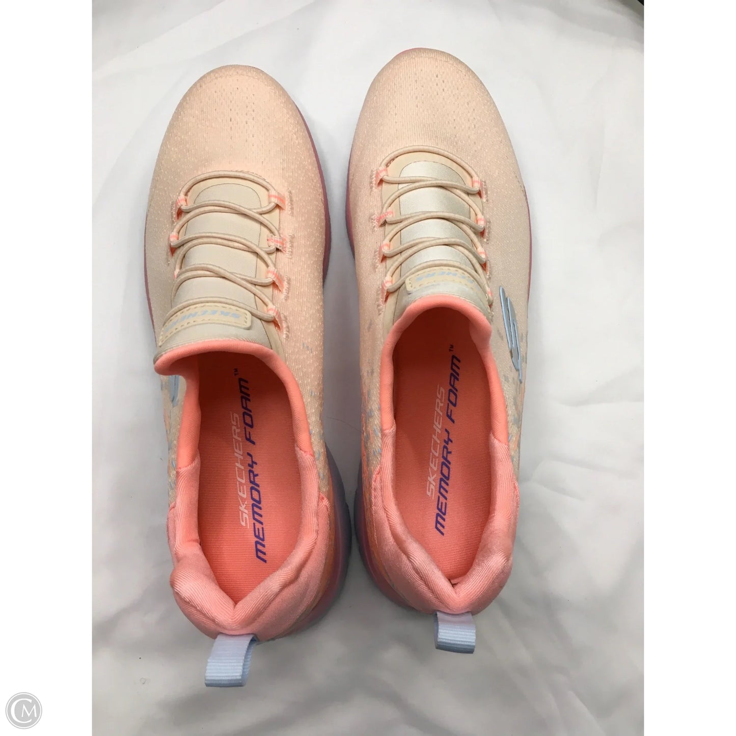 Shoes Athletic By Skechers In Peach, Size: 8.5