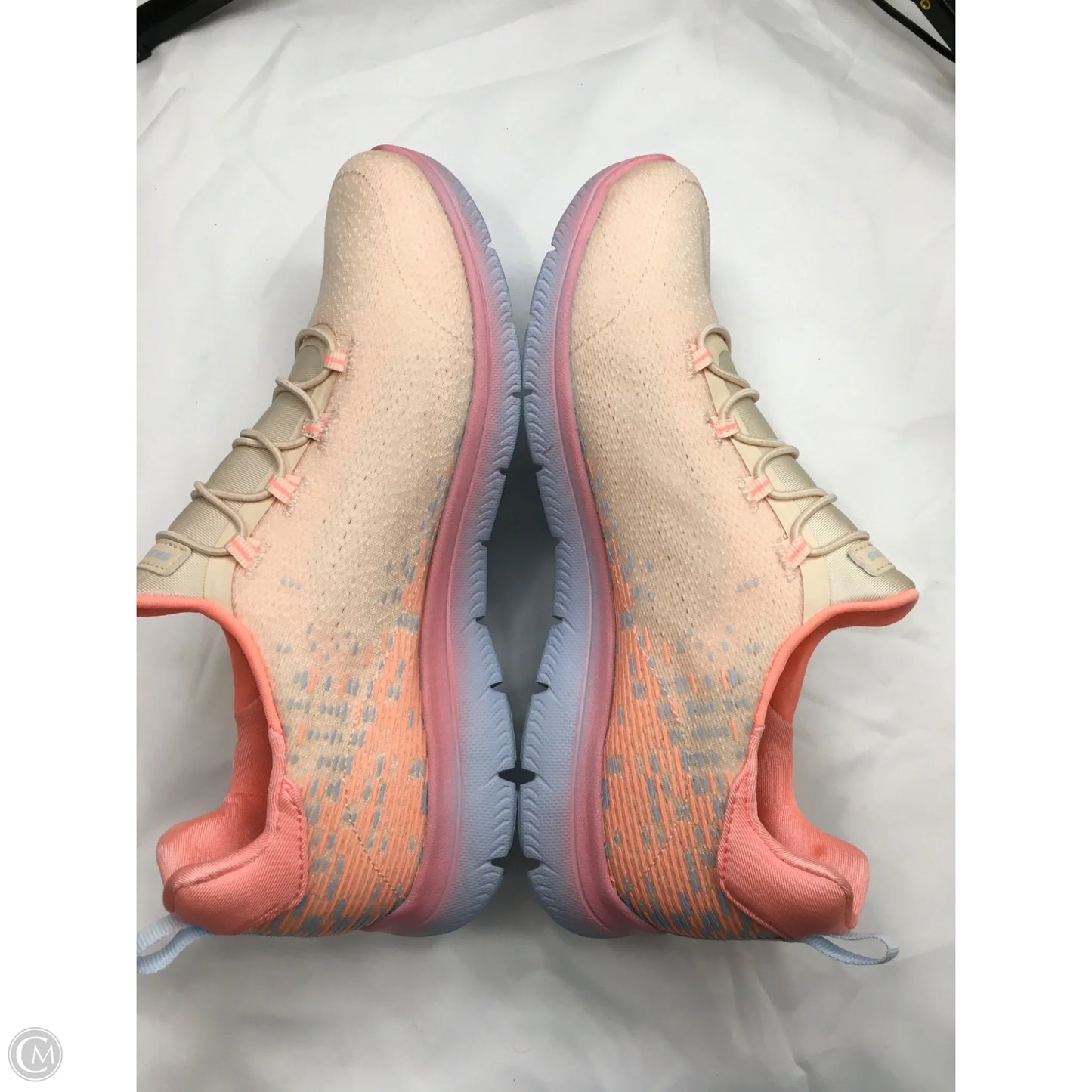 Shoes Athletic By Skechers In Peach, Size: 8.5