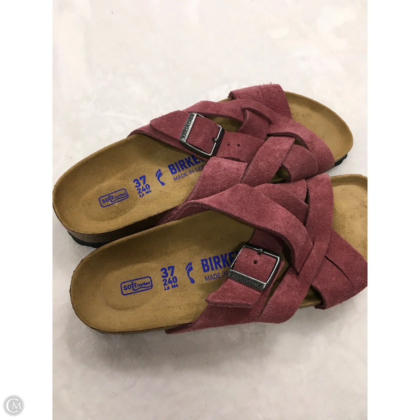 Sandals Flats By Birkenstock In Pink, Size: 6.5