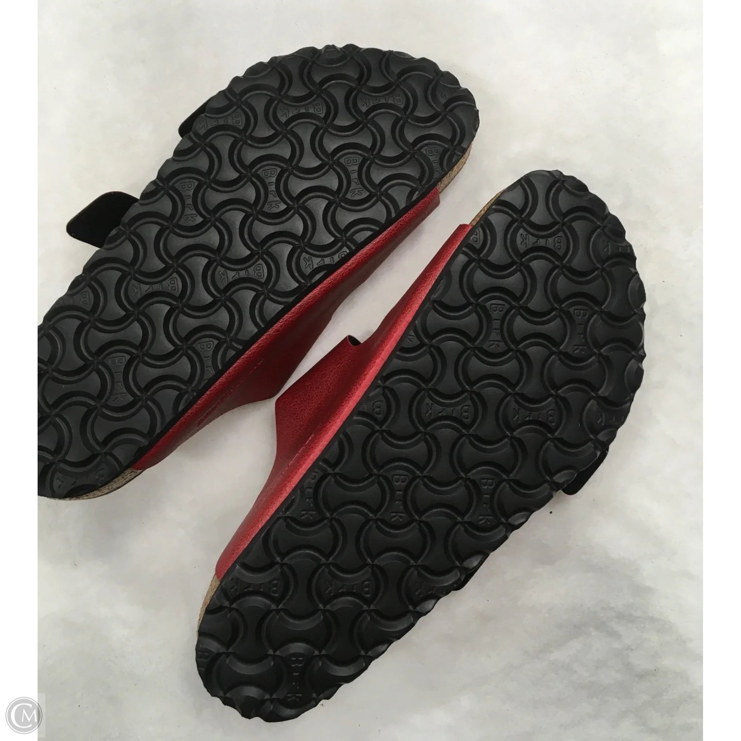 Sandals Flats By Birkenstock In Red, Size: 6.5