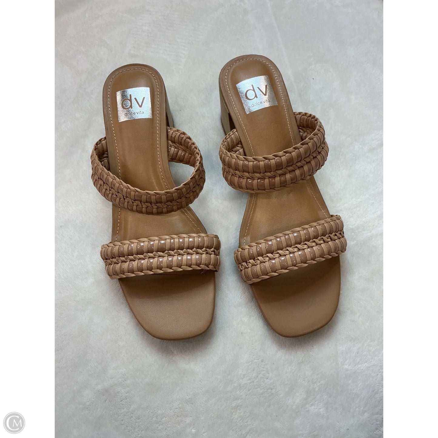 Sandals Heels Block By Dolce Vita In Cream, Size: 8