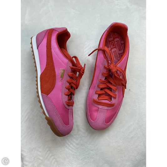 Shoes Athletic By Puma In Pink, Size: 7.5
