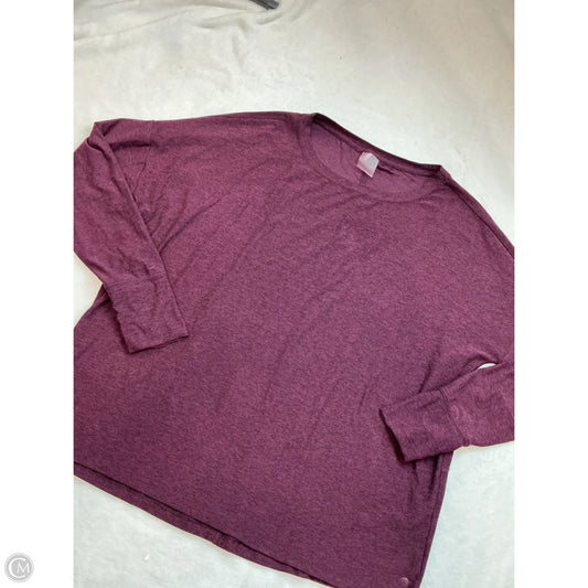 Athletic Top Long Sleeve Crewneck By Calia In Purple, Size: M